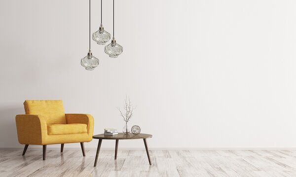 TooLight Závesná lampa La Belle VIII sivá