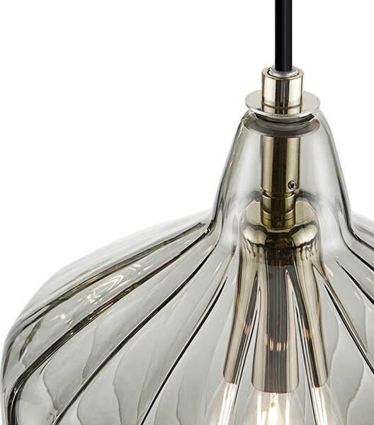 TooLight Závesná lampa La Belle VIII sivá