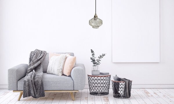 TooLight Závesná lampa La Belle VIII sivá