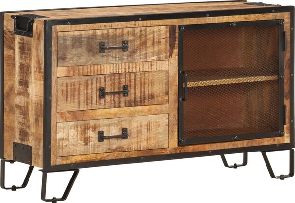 Komoda 100x31x60 cm surový mangovníkový masív
