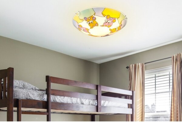 Globo 40606 - Detské stropné svietidlo KIDDY 2xE27ILLU/60W/230V