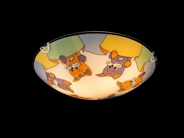 Globo 40606 - Detské stropné svietidlo KIDDY 2xE27ILLU/60W/230V