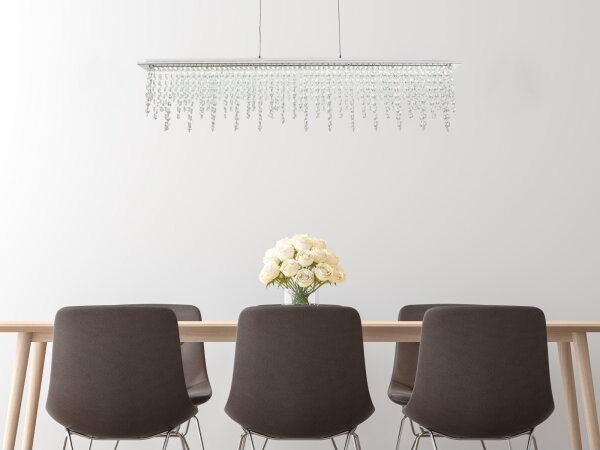 Globo 68405-24H - LED Stmievateľný krištáľový luster na lanku LED/24W/230V + DO