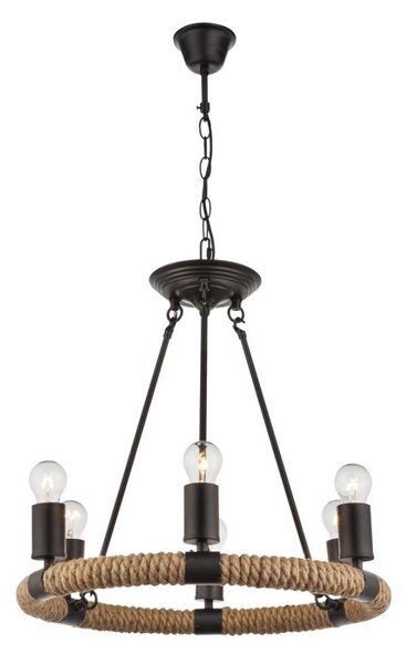GLOBO 69029-6 - Luster na reťazi ULLEU 6xE27/40W/230V