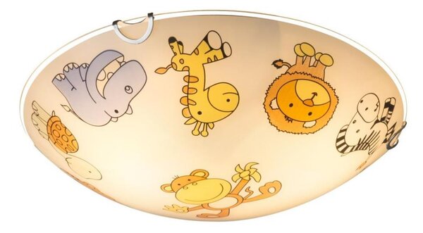 Globo 40607 - Detské stropné svietidlo KIDDY 2xE27ILLU/60W/230V