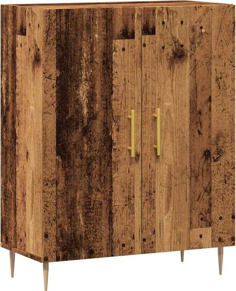 Komoda staré drevo 69,5x34x90 cm kompozitné drevo