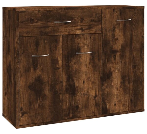Komoda dymový dub 88x30x70 cm spracované drevo