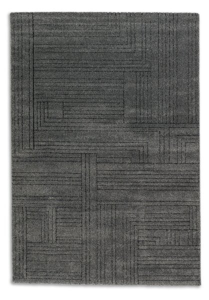 TKANÝ KOBEREC, 200/290 cm antracitová Schöner Wohnen - Koberce