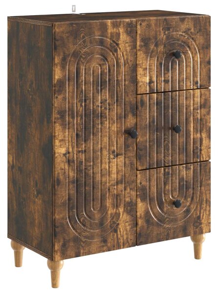 Servírovacia skriňa so zásuvkou Dymový dub 66 x 34,5 x 90 cm