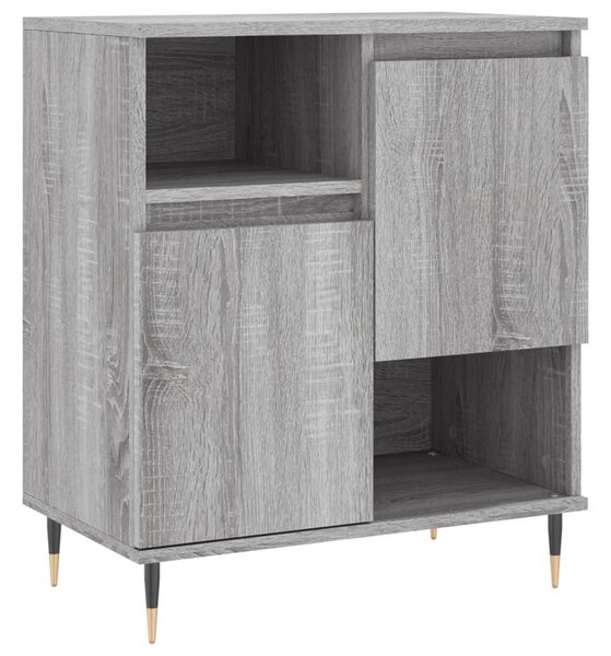 Komoda sivý dub sonoma 60x35x70 cm spracované drevo