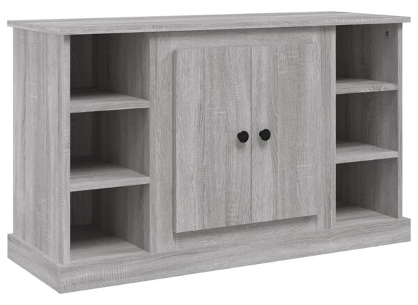 Komoda sivý dub sonoma 100x35,5x60 cm spracované drevo