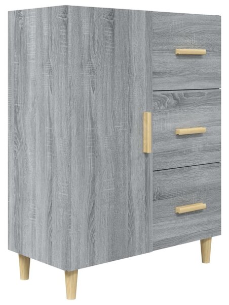 Komoda sivý dub sonoma 69,5x34x90 cm kompozitné drevo