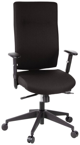 OTOČNÁ STOLIČKA, plochá tkanina, čierna MID.YOU - Online Only kancelárie, Online Only
