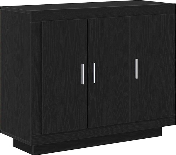 Servírovacia skriňa Čierny dub 92 x 35 x 75 cm Kompozitné drevo