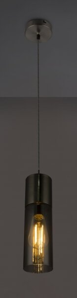 GLOBO 21000HN - Luster na lanku ANNIKA 1xE27/25W/230V pr. 10,5 cm chróm