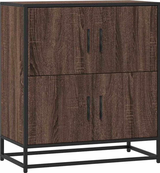 Komoda hnedý dub 68x35x76 cm kompozitné drevo
