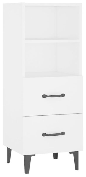 Komoda biela 34,5x34x90 cm spracované drevo
