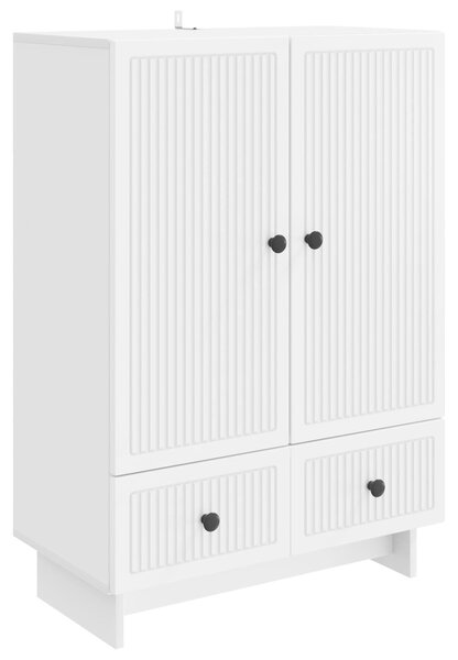Servírovacia skriňa Biely 66 x 34,5 x 95 cm Konštruované drevo