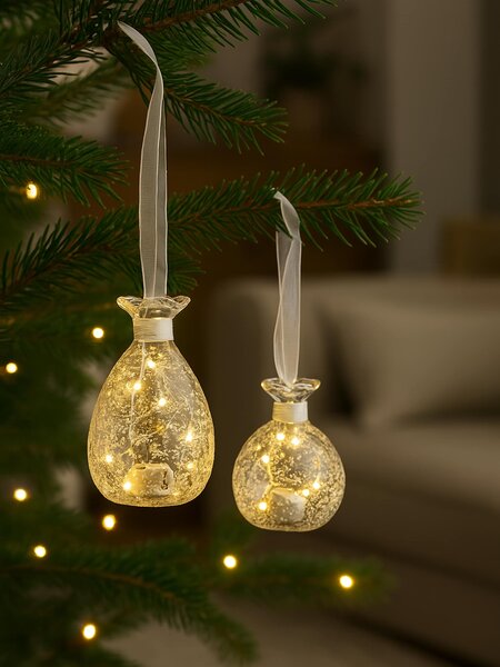 Sinsay - LED závesná lampa s vianočným motívom - clear
