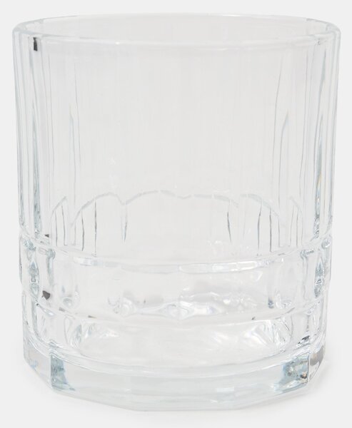 Sinsay - Súprava pohárov s reliéfnym vzorom 4 pack - clear
