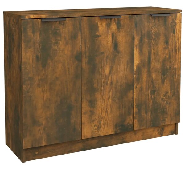 Komoda dymový dub 90,5x30x70 cm spracované drevo
