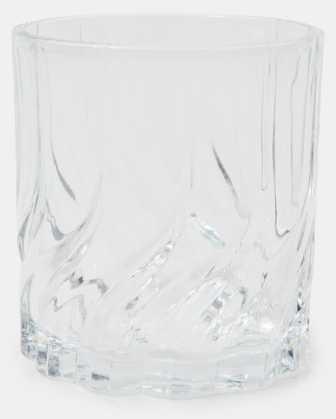 Sinsay - Súprava pohárov s reliéfnym vzorom 4 pack - clear