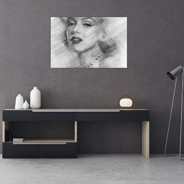 Obraz - Portrén Merilyn Monroe (90x60 cm)