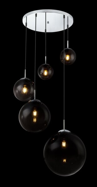 Globo 15861-5 - Luster na lanku VARUS 5xE27/40W/230V