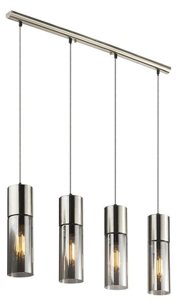 GLOBO 21000-4HN - Luster na lanku ANNIKA 4xE27/25W/230V chróm