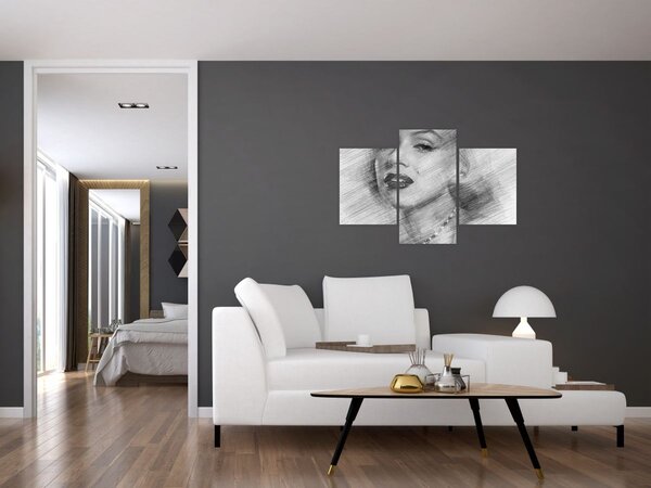 Obraz - Portrén Merilyn Monroe (90x60 cm)