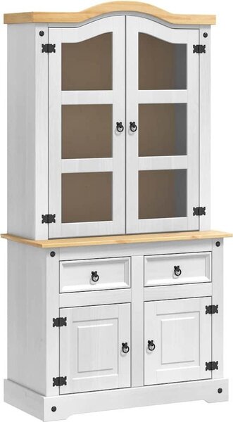 Servírovacia skriňa Biela 100 x 48,5 x 179 cm