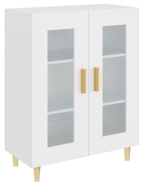 Komoda biela 69,5x34x90 cm kompozitné drevo