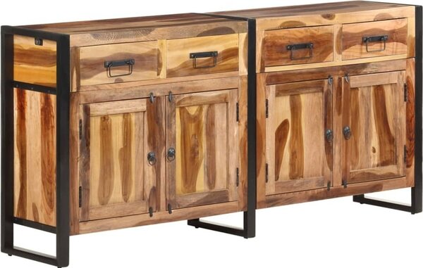 Komoda 172x35x80 cm, akáciový masív s medovým náterom
