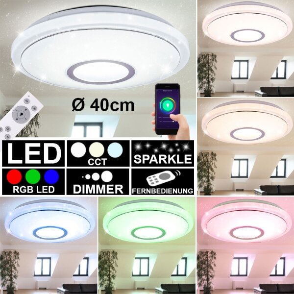 Globo 41386-16SH - LED RGBW Stmievateľné svietidlo CONNOR LED/16W/230V + DO