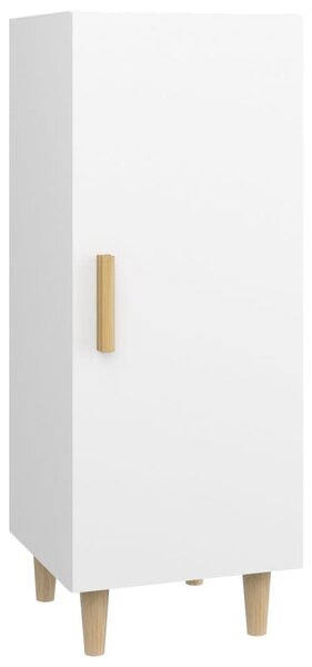 Komoda biela 34,5x34x90 cm spracované drevo
