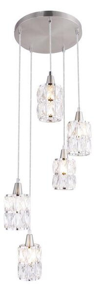Globo 15760-5 - Luster na lanku WOLLI 5xE14/40W/230V