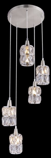 Globo 15760-5 - Luster na lanku WOLLI 5xE14/40W/230V