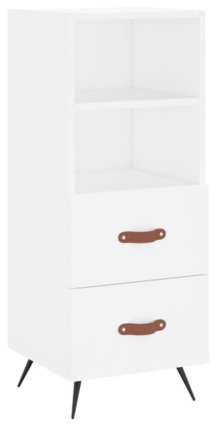 Komoda biela 34,5x34x90 cm spracované drevo