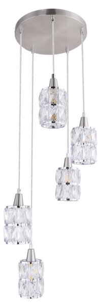 Globo 15760-5 - Luster na lanku WOLLI 5xE14/40W/230V