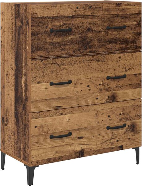 Servírovacia skriňa so zásuvkou Staré drevo 69,5 x 34 x 90 cm