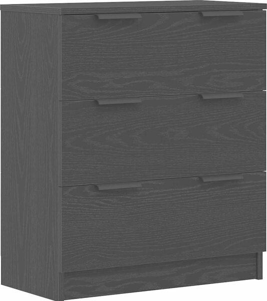 Servírovacia skriňa Čierny dub 60 x 30 x 70 cm Kompozitné drevo