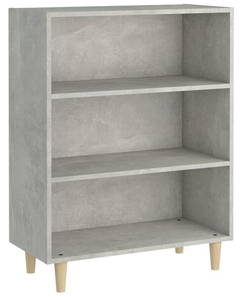 Komoda betónovo sivá 69,5x32,5x90 cm spracované drevo