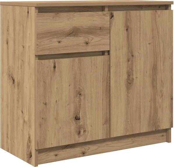 Komoda so zásuvkou, dub artisan 71x35x65 cm, kompozitné drevo