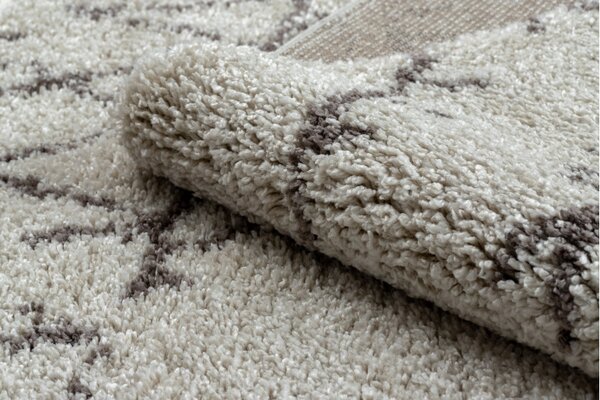 Dywany Łuszczów, Kusový koberec Berber Fez G0535 cream and brown, 80x150, béžová, obývacia izba