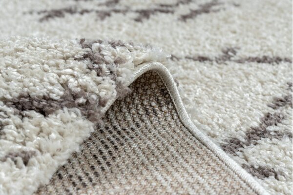 Dywany Łuszczów, Kusový koberec Berber Fez G0535 cream and brown, 80x150, béžová, obývacia izba