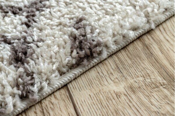 Dywany Łuszczów, Kusový koberec Berber Fez G0535 cream and brown, 80x150, béžová, obývacia izba