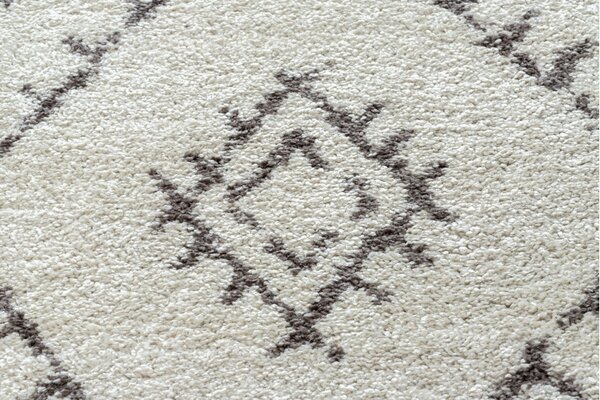 Dywany Łuszczów, Kusový koberec Berber Fez G0535 cream and brown, 80x150, béžová, obývacia izba