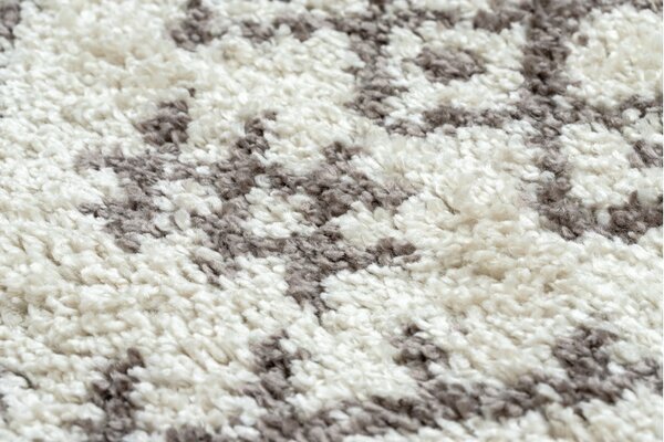 Dywany Łuszczów, Kusový koberec Berber Tanger B5940 cream and brown, 80x150, béžová, obývacia izba