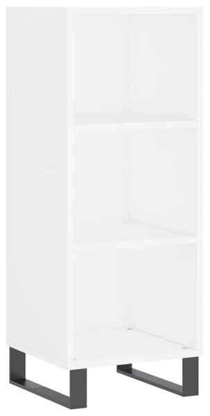 Komoda biela 34,5x32,5x90 cm kompozitné drevo
