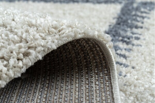 Dywany Łuszczów , Kusový koberec Berber Maknes B5910 cream and grey, 80x150, béžová, obývacia izba